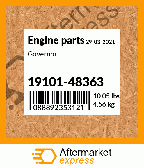 Spare part 19101-48363 + Governor