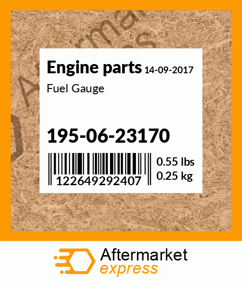 Spare part 195-06-23170 + Fuel Gauge