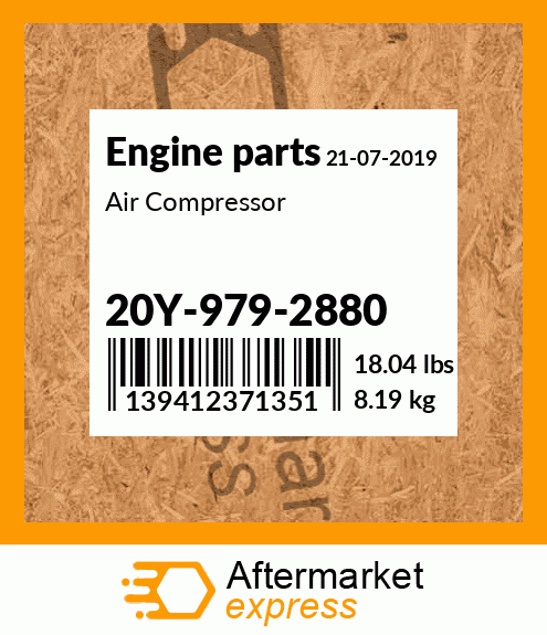 Spare part 20Y-979-2880 + Air Compressor