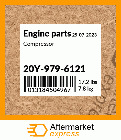 Spare part 20Y-979-6121 + Compressor