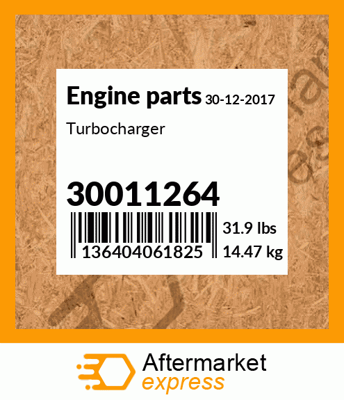 Spare part 30011264 + Turbocharger