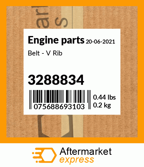 Spare part 3288834 + Belt - V Rib