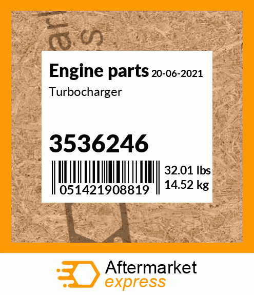 Spare part 3536246 + Turbocharger