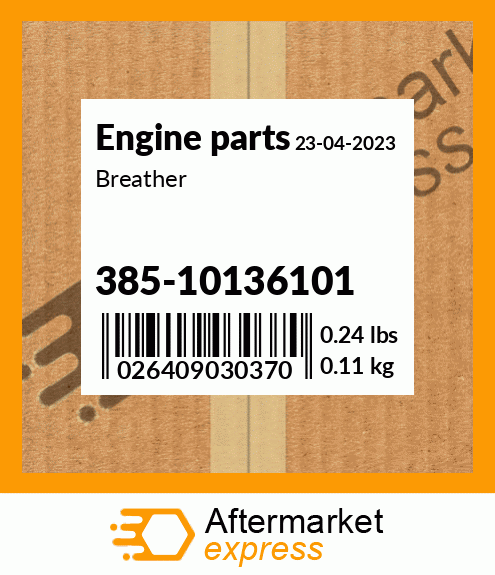 Spare part 385-10136101 + Breather