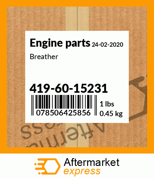 Spare part 419-60-15231 + Breather