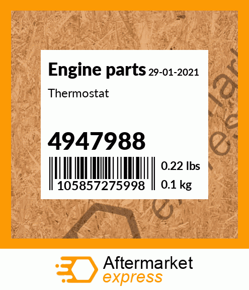 Spare part 4947988 + Thermostat