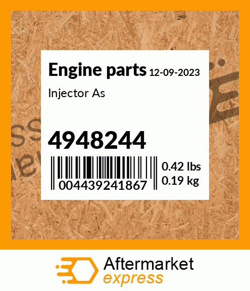 Spare part 4948244 + Injector As