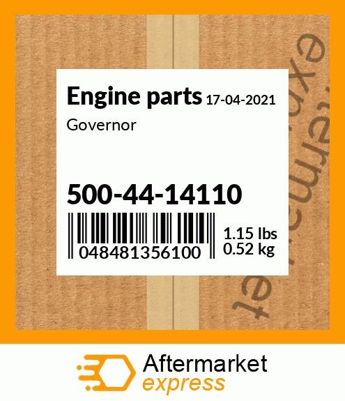 Spare part 500-44-14110 + Governor