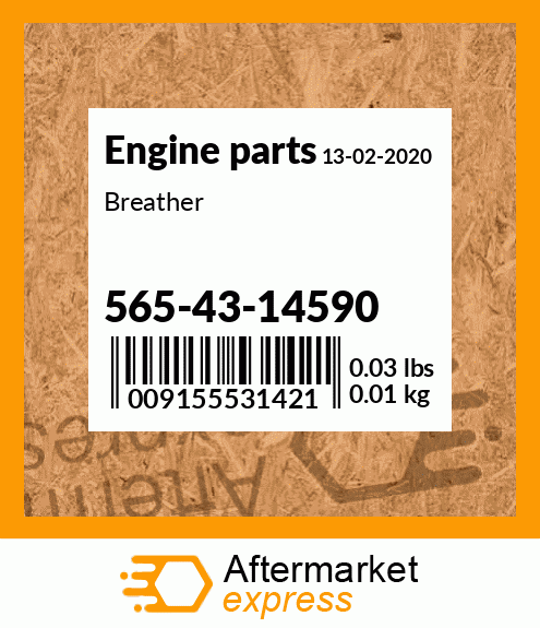 Spare part 565-43-14590 + Breather