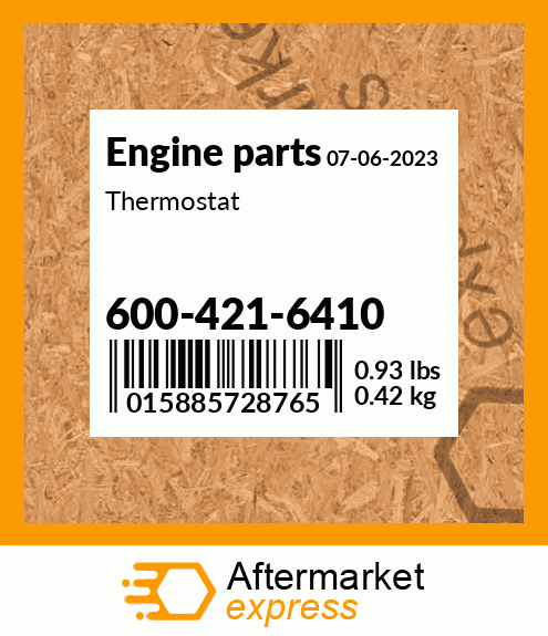 Spare part 600-421-6410 + Thermostat