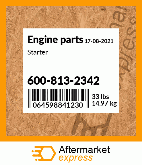 Spare part 600-813-2342 + Starter