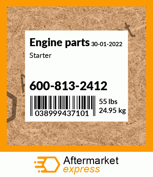 Spare part 600-813-2412 + Starter