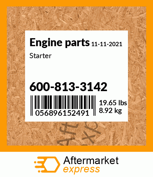 Spare part 600-813-3142 + Starter