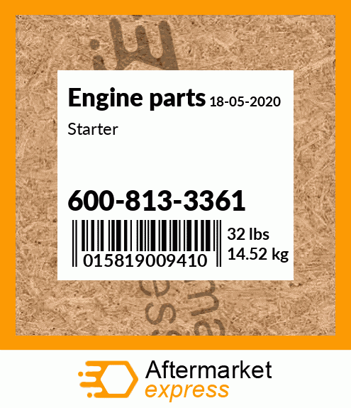 Spare part 600-813-3361 + Starter