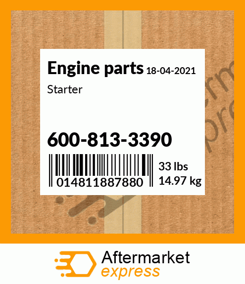 Spare part 600-813-3390 + Starter