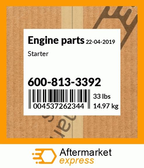 Spare part 600-813-3392 + Starter