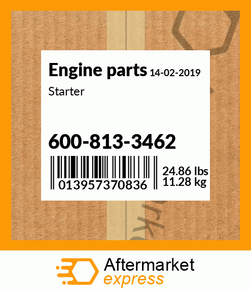 Spare part 600-813-3462 + Starter