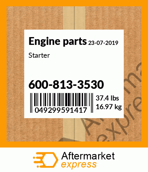 Spare part 600-813-3530 + Starter