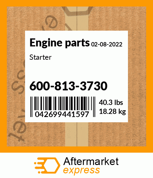 Spare part 600-813-3730 + Starter