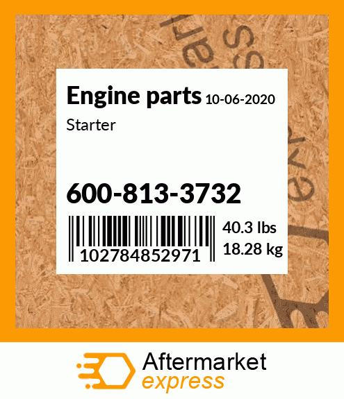 Spare part 600-813-3732 + Starter