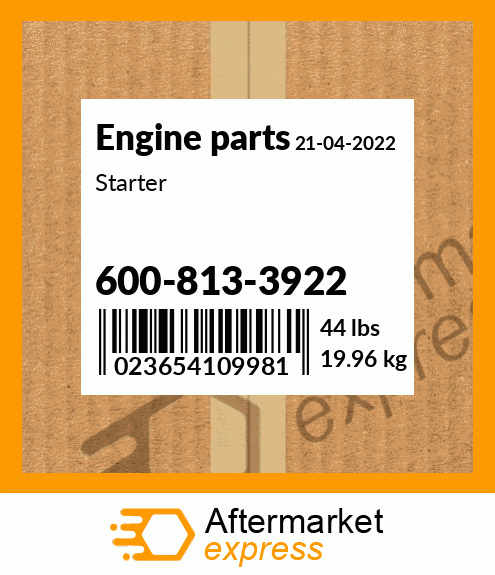 Spare part 600-813-3922 + Starter