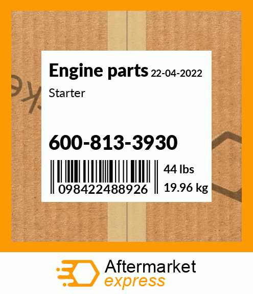 Spare part 600-813-3930 + Starter