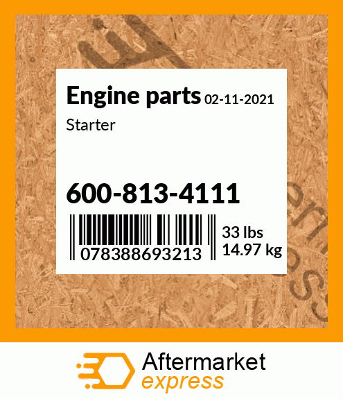 Spare part 600-813-4111 + Starter