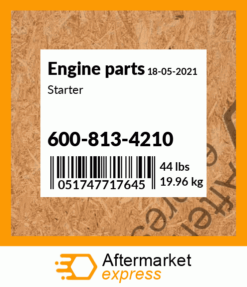 Spare part 600-813-4210 + Starter