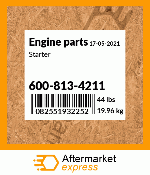 Spare part 600-813-4211 + Starter