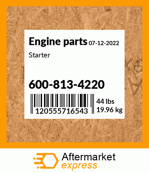 Spare part 600-813-4220 + Starter