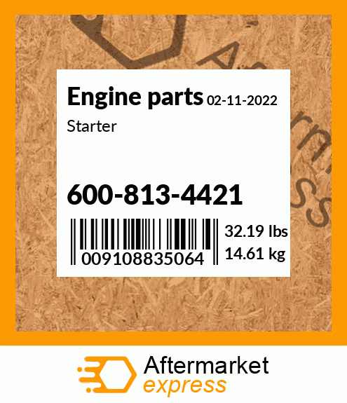 Spare part 600-813-4421 + Starter