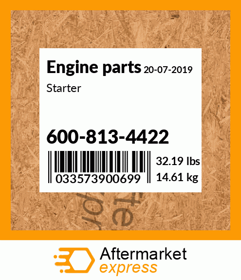 Spare part 600-813-4422 + Starter