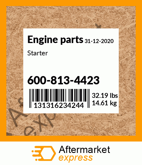 Spare part 600-813-4423 + Starter