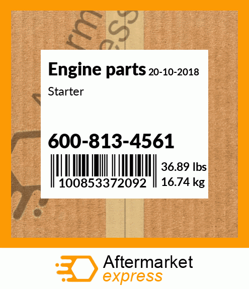 Spare part 600-813-4561 + Starter