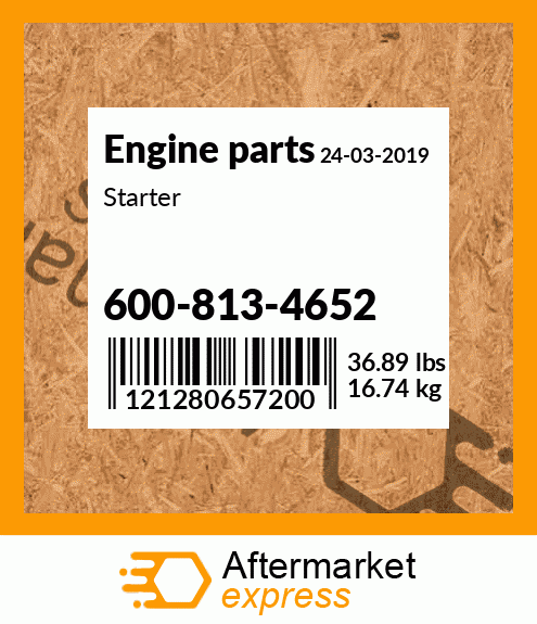 Spare part 600-813-4652 + Starter