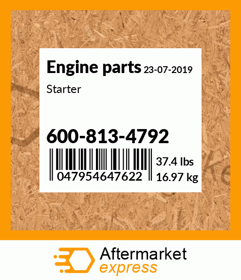 Spare part 600-813-4792 + Starter