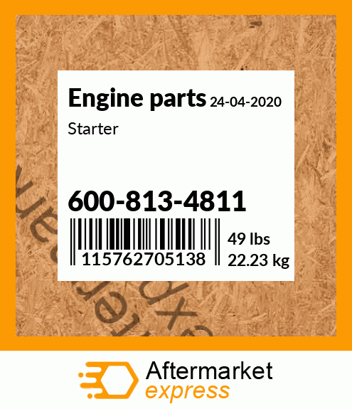 Spare part 600-813-4811 + Starter