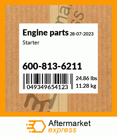 Spare part 600-813-6211 + Starter