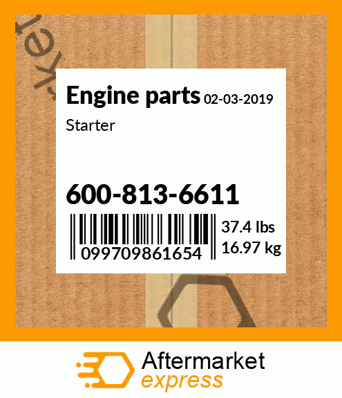 Spare part 600-813-6611 + Starter