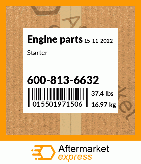 Spare part 600-813-6632 + Starter