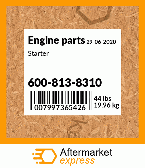 Spare part 600-813-8310 + Starter