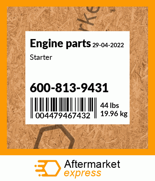 Spare part 600-813-9431 + Starter