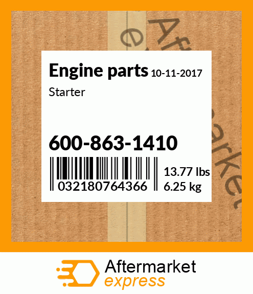 Spare part 600-863-1410 + Starter