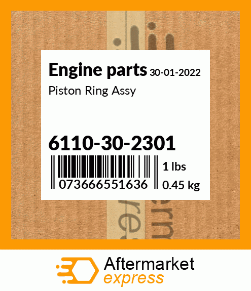 Spare part 6110-30-2301 + Piston Ring Assy