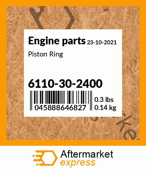 Spare part 6110-30-2400 + Piston Ring