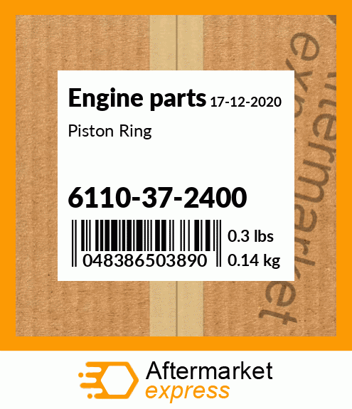 Spare part 6110-37-2400 + Piston Ring