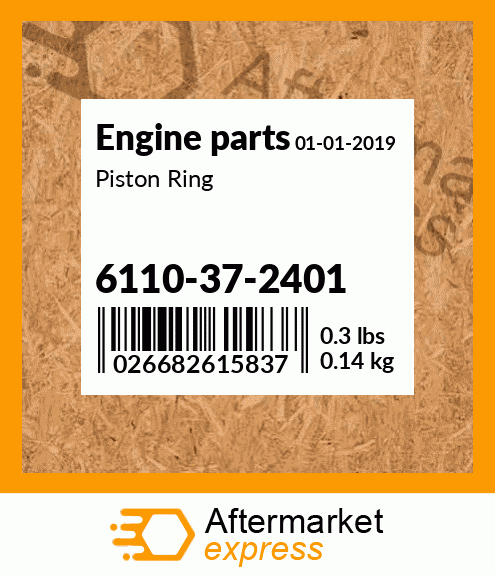 Spare part 6110-37-2401 + Piston Ring