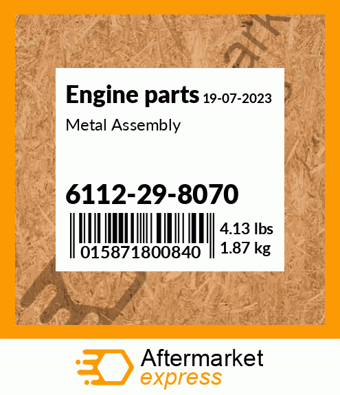 Spare part 6112-29-8070 + Metal Assembly