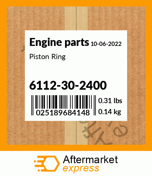 Spare part 6112-30-2400 + Piston Ring