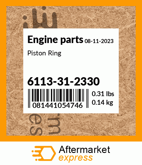 Spare part 6113-31-2330 + Piston Ring